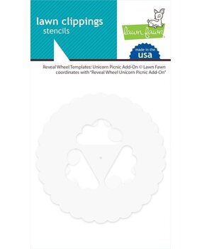 Lawn Fawn Reveal Wheel Templates: Unicorn Picnic Add-On (LF2322) (OUTLET)