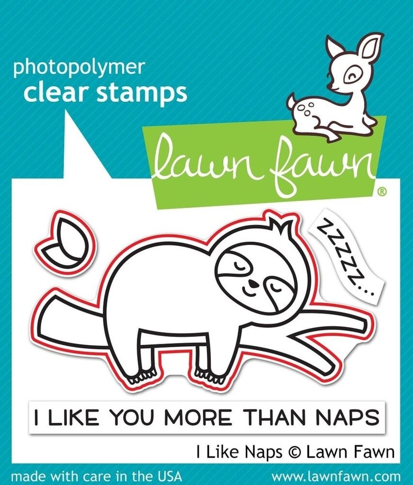Lawn Fawn I like Naps Dies (LF2164) (OUTLET)