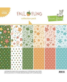 Lawn Fawn Fall Fling 12x12 Inch Collection Pack (LF2076) (OUTLET)