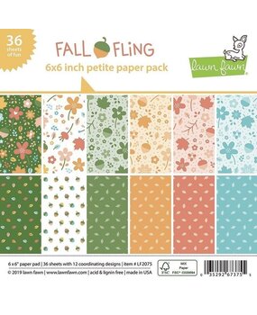 Lawn Fawn Fall Fling Petite 6x6 Inch Paper Pack (LF2075) (OUTLET)