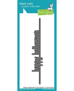 Lawn Fawn Happy Halloween Line Border Dies (LF2061) (OUTLET)