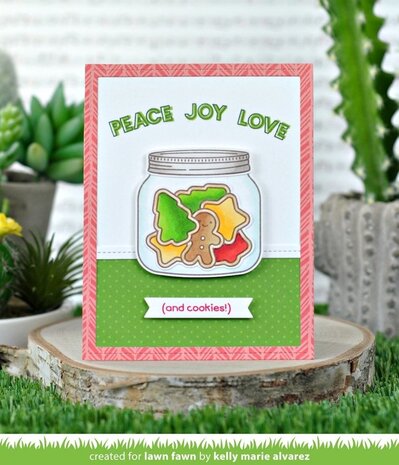 Lawn Fawn Offset Sayings: Christmas Clear Stamps (LF2026) (OUTLET)