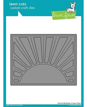 Lawn Fawn Sunrise Backdrop Dies (LF1987) (OUTLET)
