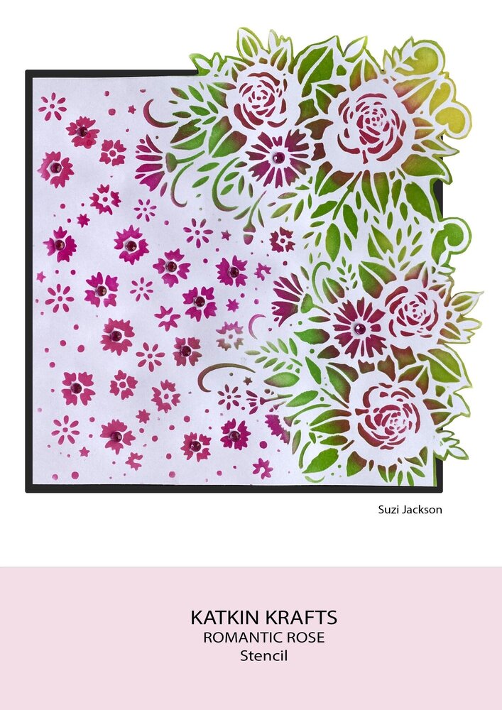 Katkin Krafts Stairway To Heaven 7x7 Inch Stencil (KKST011) (OUTLET)