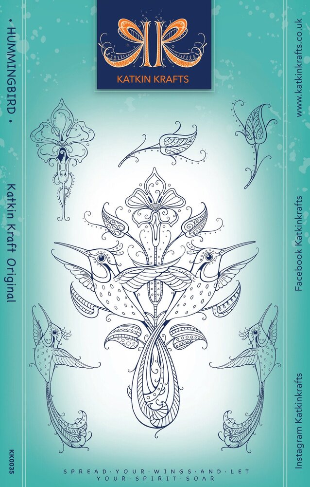 Katkin Krafts Hummingbird A5 Clear Stamp Set (KK0035) (OUTLET) Katkin Krafts Hummingbird A5 Clear Stamp Set (KK0035) (OUTLET)
