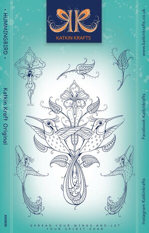 Katkin Krafts Hummingbird A5 Clear Stamp Set (KK0035) (OUTLET) Katkin Krafts Hummingbird A5 Clear Stamp Set (KK0035) (OUTLET)