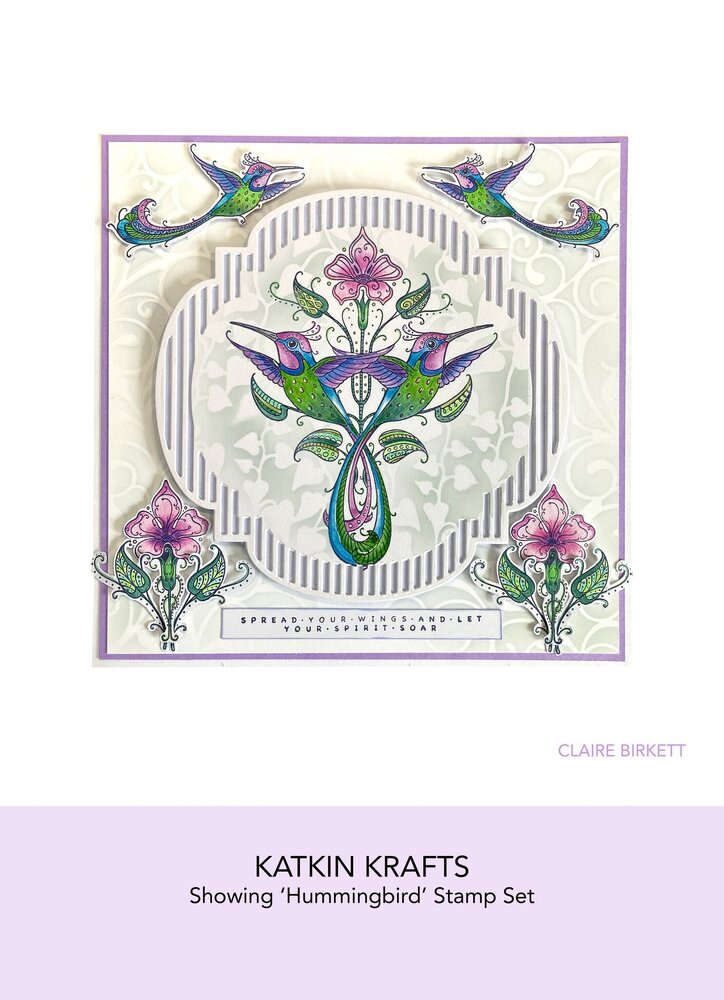 Katkin Krafts Hummingbird A5 Clear Stamp Set (KK0035) (OUTLET) Katkin Krafts Hummingbird A5 Clear Stamp Set (KK0035) (OUTLET)