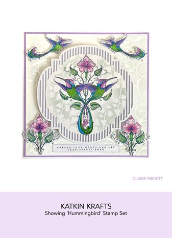 Katkin Krafts Hummingbird A5 Clear Stamp Set (KK0035) (OUTLET) Katkin Krafts Hummingbird A5 Clear Stamp Set (KK0035) (OUTLET)