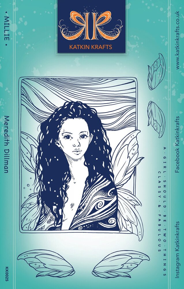 Katkin Krafts Millie A5 Clear Stamp Set (KK0025) (OUTLET) Katkin Krafts Millie A5 Clear Stamp Set (KK0025) (OUTLET)