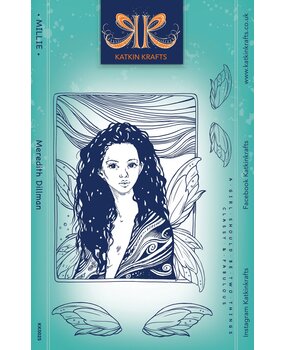 Katkin Krafts Millie A5 Clear Stamp Set (KK0025) (OUTLET)