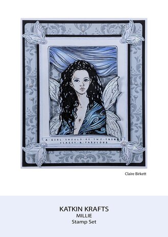 Katkin Krafts Millie A5 Clear Stamp Set (KK0025) (OUTLET) Katkin Krafts Millie A5 Clear Stamp Set (KK0025) (OUTLET)