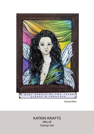 Katkin Krafts Millie A5 Clear Stamp Set (KK0025) (OUTLET) Katkin Krafts Millie A5 Clear Stamp Set (KK0025) (OUTLET)