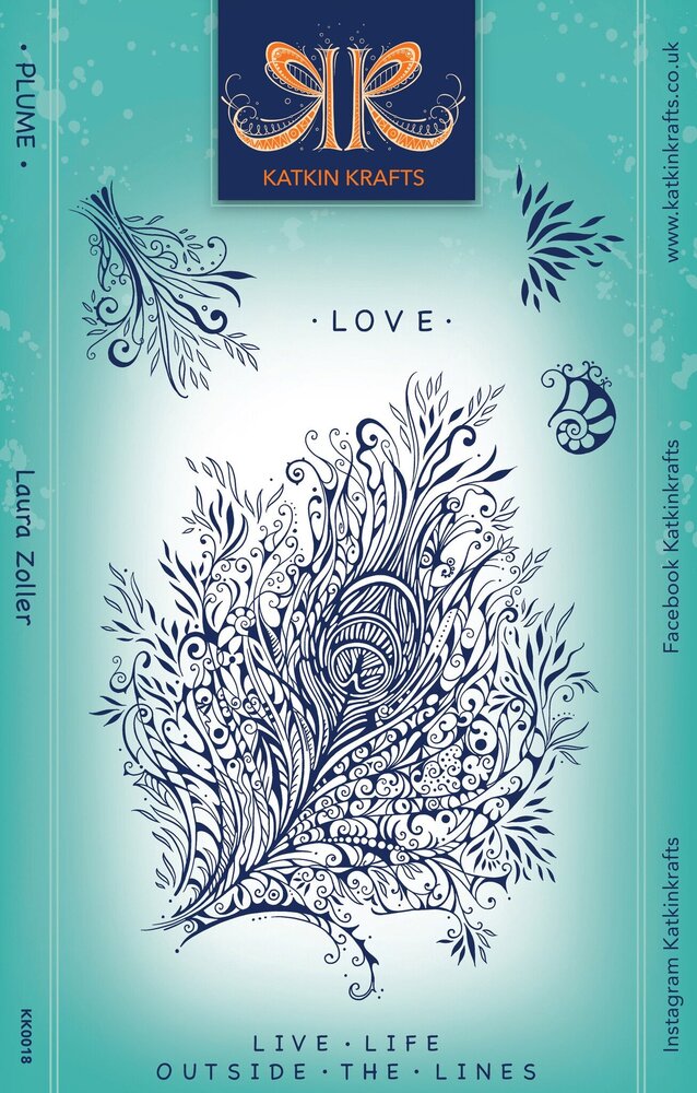 Katkin Krafts Plume A5 Clear Stamp Set (KK0018) (OUTLET) Katkin Krafts Plume A5 Clear Stamp Set (KK0018) (OUTLET)