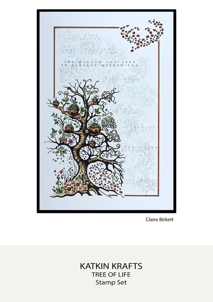 Katkin Krafts Tree Of Life A5 Clear Stamp Set (KK0017) (OUTLET) Katkin Krafts Tree Of Life A5 Clear Stamp Set (KK0017) (OUTLET)