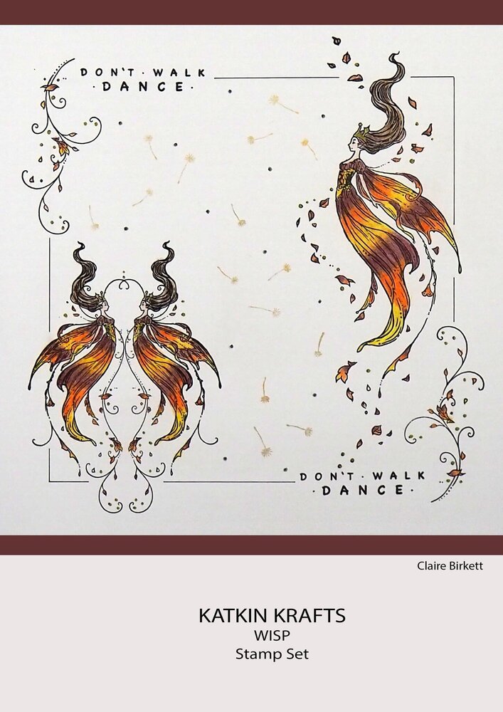 Katkin Krafts Wisp A5 Clear Stamp Set (KK0016) (OUTLET)