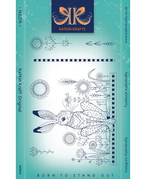 Katkin Krafts Hilda A5 Clear Stamp Set (KK0010) (OUTLET)