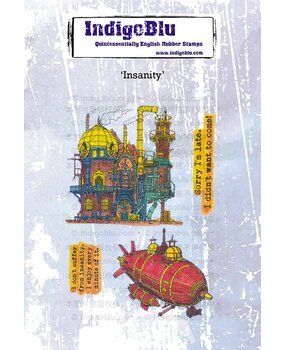 IndigoBlu Insanity A6 Rubber Stamps (IND1285) (OUTLET)