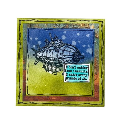 IndigoBlu Insanity A6 Rubber Stamps (IND1285) (OUTLET)