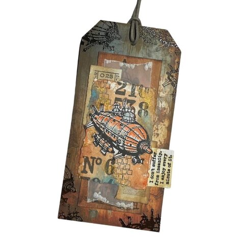 IndigoBlu Insanity A6 Rubber Stamps (IND1285) (OUTLET)