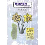 IndigoBlu Wild Daffodils A6 Rubber Stamps (IND1271) (OUTLET)