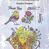 IndigoBlu Garden Flowers A6 Rubber Stamps (IND1180) (OUTLET)