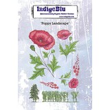IndigoBlu Poppy Landscape A6 (IND1143) (OUTLET)