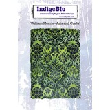 IndigoBlu William Morris Arts and Crafts A6 Red Rubber Stamp (IND1102) (OUTLET)