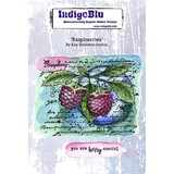 IndigoBlu Raspberries A6 Rubber Stamps (IND0865) (OUTLET)