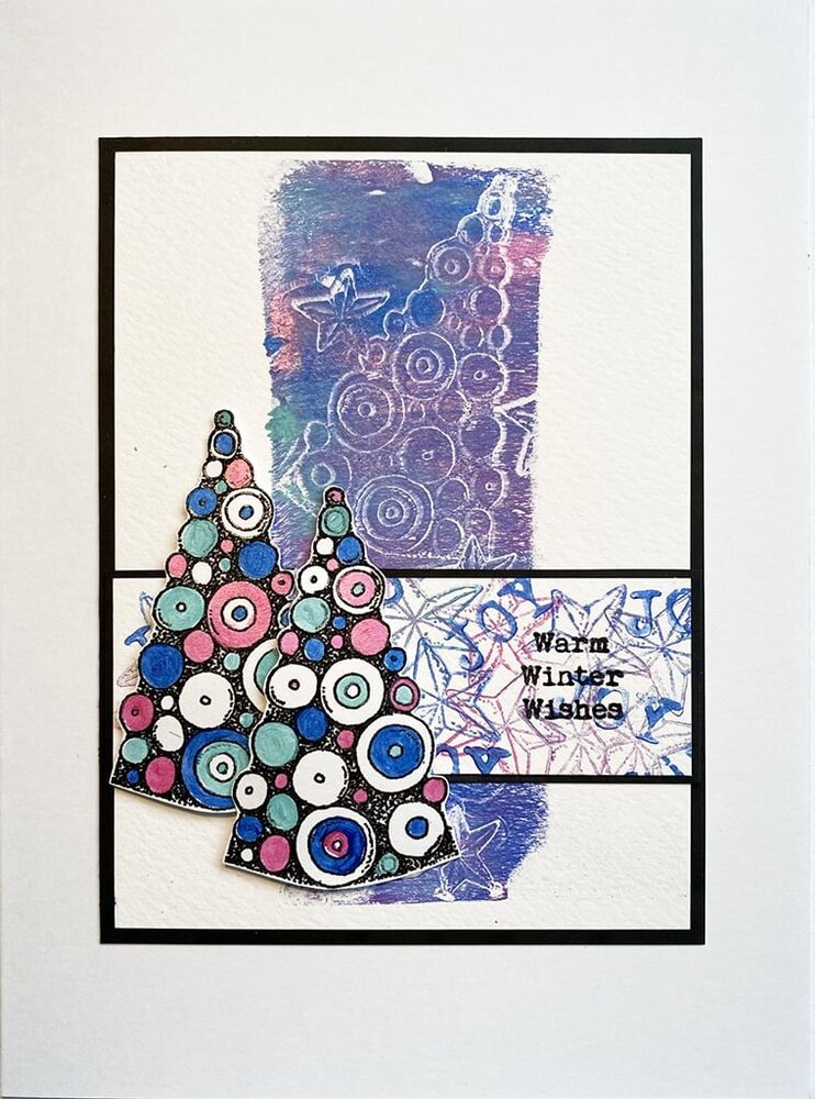 IndigoBlu Warm Winter Wishes A6 Rubber Stamps (IND0815) (OUTLET)