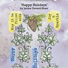 IndigoBlu Happy Holidays A6 Rubber Stamps (IND0814) (OUTLET) IndigoBlu Happy Holidays A6 Rubber Stamps (IND0814) (OUTLET)