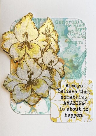 IndigoBlu Gladioli A5 Rubber Stamps (IND0811) (OUTLET)