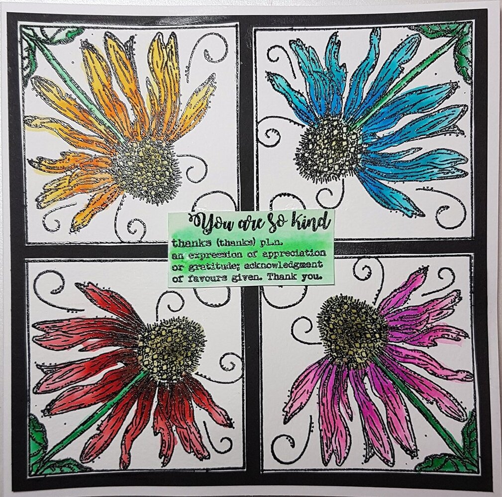 IndigoBlu Colour Me Conehead Daisy A6 Rubber Stamp (IND0749) (OUTLET) IndigoBlu Colour Me Conehead Daisy A6 Rubber Stamp (IND0749) (OUTLET)