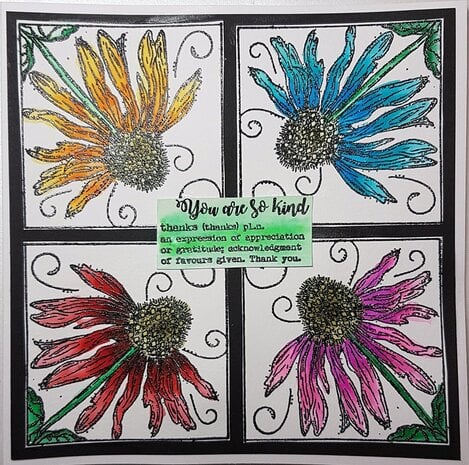 IndigoBlu Colour Me Conehead Daisy A6 Rubber Stamp (IND0749) (OUTLET) IndigoBlu Colour Me Conehead Daisy A6 Rubber Stamp (IND0749) (OUTLET)