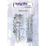 IndigoBlu Artist's Tools A6 Rubber Stamps (IND0442) (OUTLET)