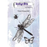 IndigoBlu Giant Dragonfly A6 Rubber Stamps (IND0417) (OUTLET)