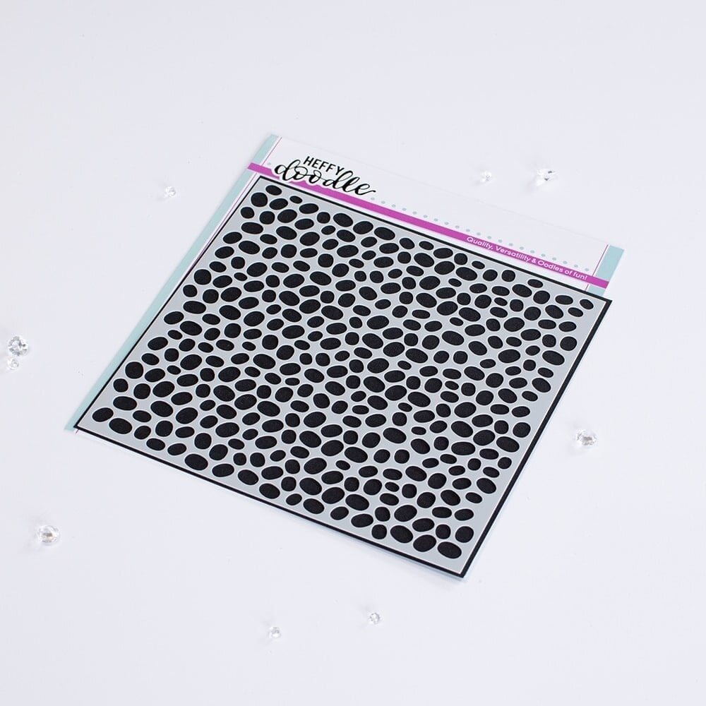 Heffy Doodle Bean Scene Stencil (HFD0460) (OUTLET)