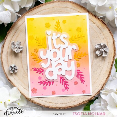 Heffy Doodle Flower Power Stencil (HFD0414) (OUTLET) Heffy Doodle Flower Power Stencil (HFD0414) (OUTLET)