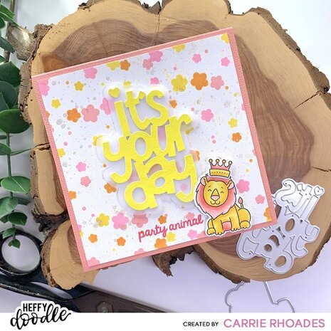 Heffy Doodle Flower Power Stencil (HFD0414) (OUTLET) Heffy Doodle Flower Power Stencil (HFD0414) (OUTLET)