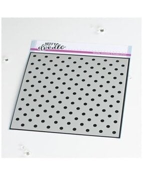 Heffy Doodle Let's Polka Stencil (HFD0404) (OUTLET)