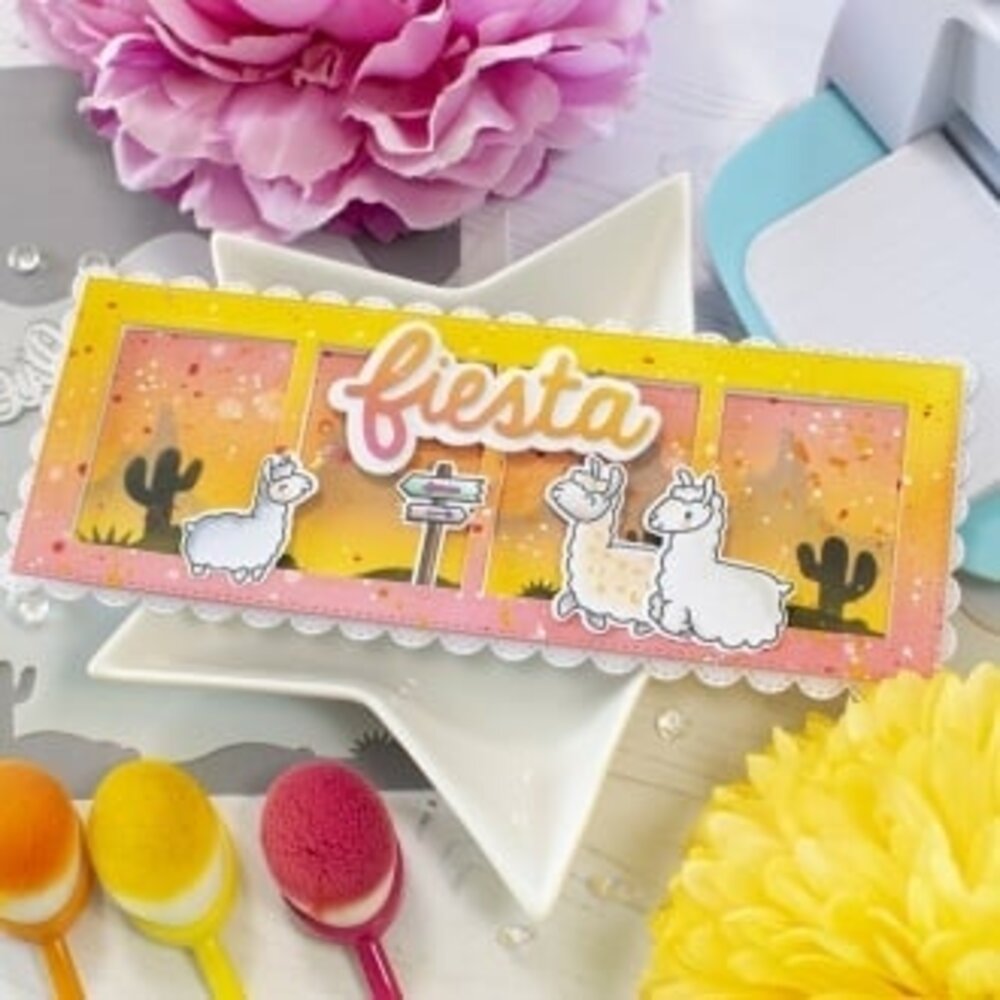 Heffy Doodle Slimline Quartet Dies (HFD0402) (OUTLET)