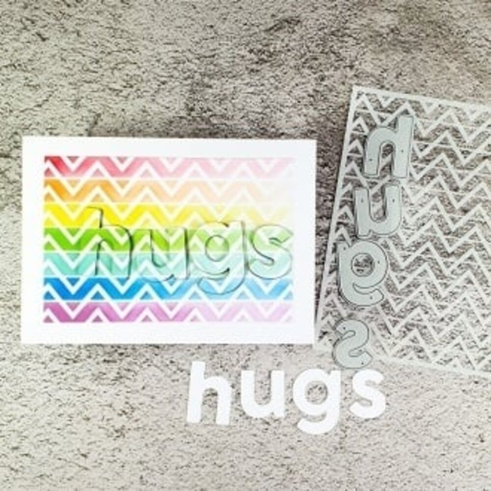 Heffy Doodle Chevron Fun Stencil (HFD0379) (OUTLET) Heffy Doodle Chevron Fun Stencil (HFD0379) (OUTLET)