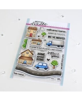 Heffy Doodle Home Sweet Home Clear Stamps (HFD0359) (OUTLET)