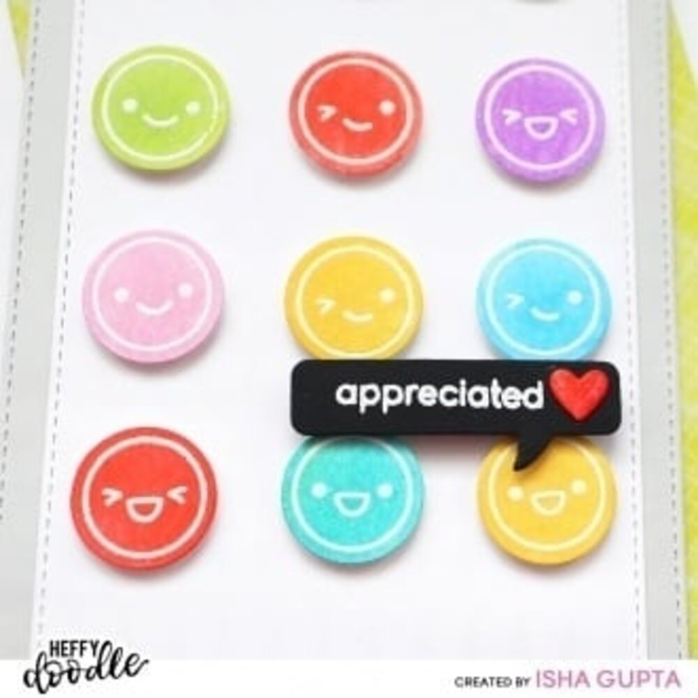 Heffy Doodle Homeschool Hero Clear Stamps (HFD0341) (OUTLET)