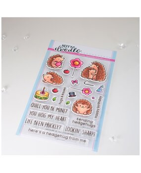 Heffy Doodle Quill You Be Mine Clear Stamps (HFD0249) (OUTLET)