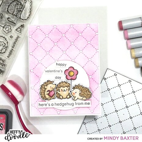 Heffy Doodle Quill You Be Mine Clear Stamps (HFD0249) (OUTLET)
