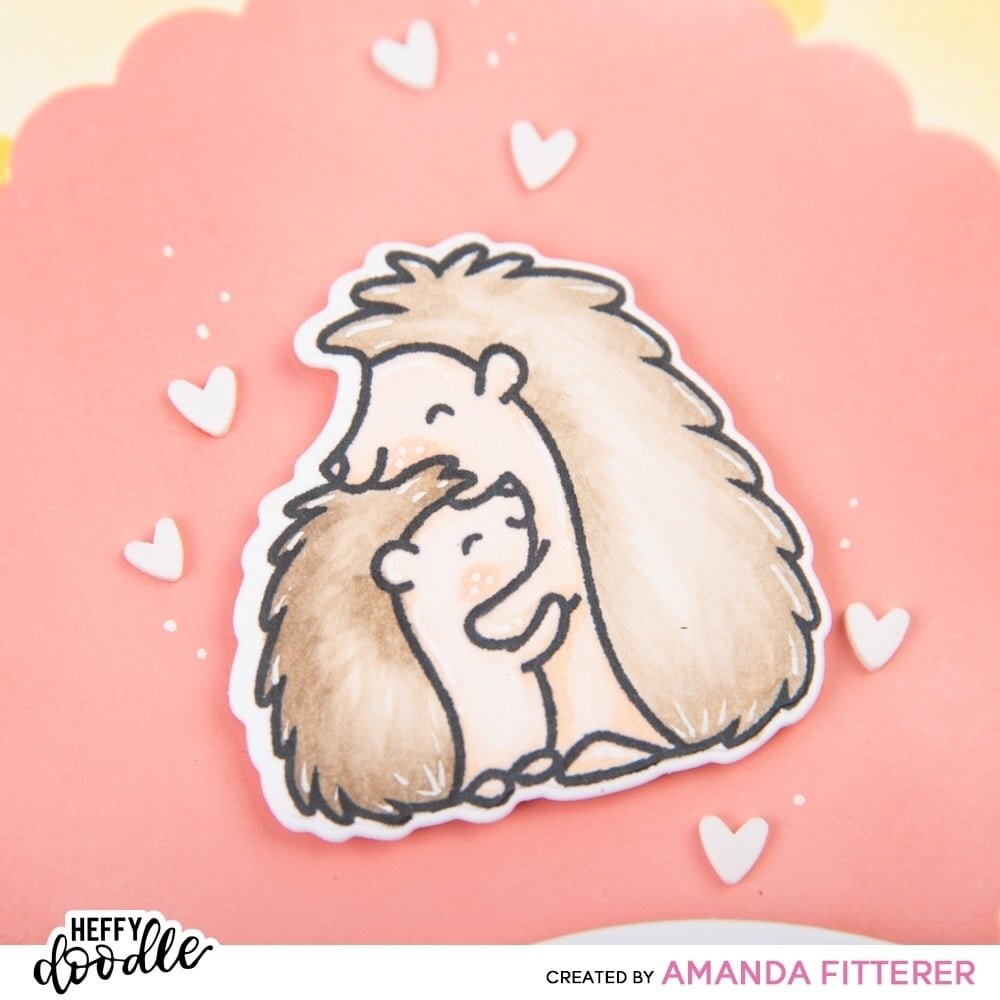 Heffy Doodle Quill You Be Mine Clear Stamps (HFD0249) (OUTLET)