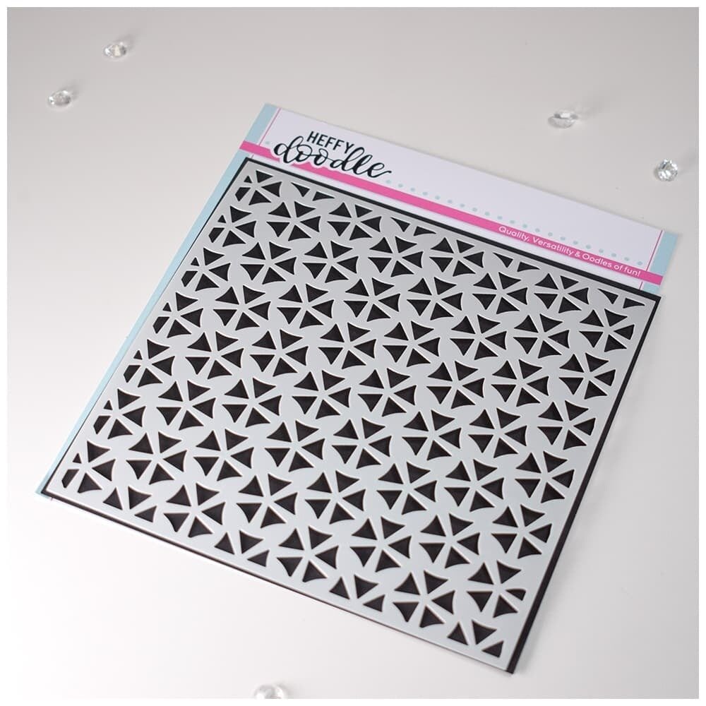 Heffy Doodle Crazy Kaleidoscope Stencil (HFD0248) (OUTLET)