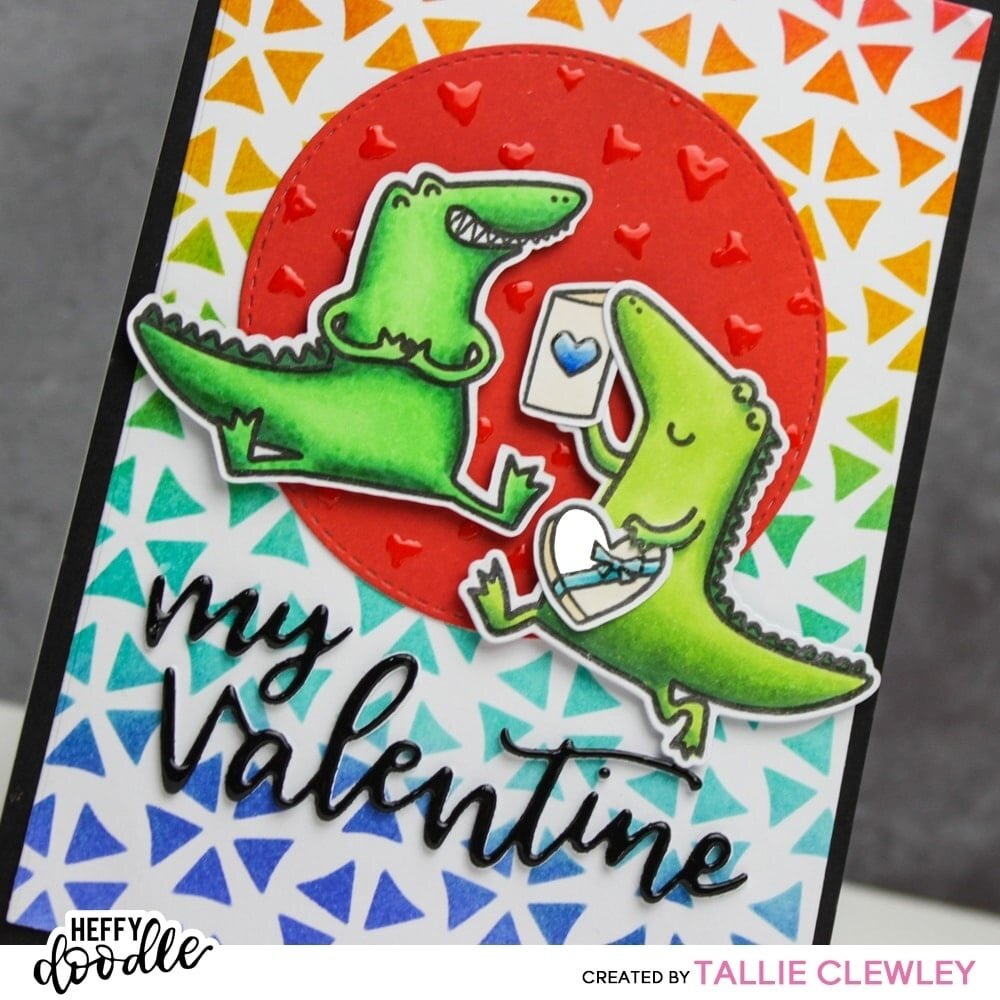 Heffy Doodle Crazy Kaleidoscope Stencil (HFD0248) (OUTLET)