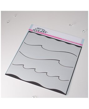Heffy Doodle Stormy Seas Stencil (HFD0238) (OUTLET)
