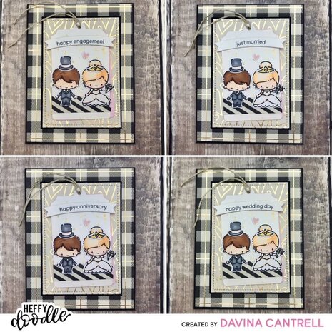 Heffy Doodle Classic Sentiments Clear Stamps (HFD0228) (OUTLET) Heffy Doodle Classic Sentiments Clear Stamps (HFD0228) (OUTLET)